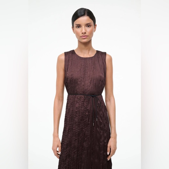 STAUD MIZU DRESS EARTH PLISSE - Picture 11 of 16